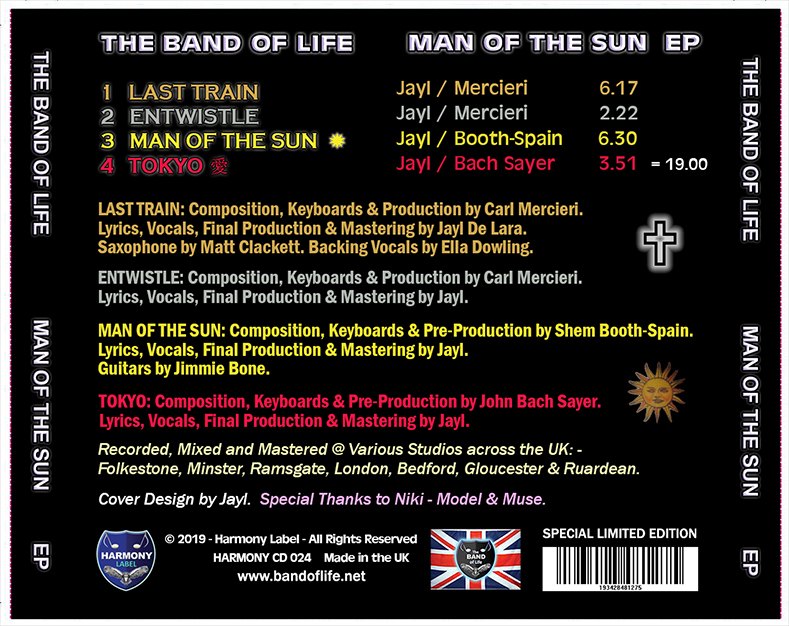 The Band of Life - Man of the Sun EP